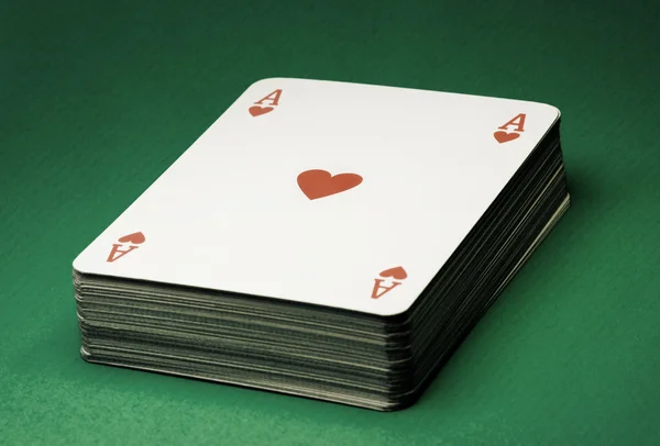 Deck de cartas — Fotografia de Stock