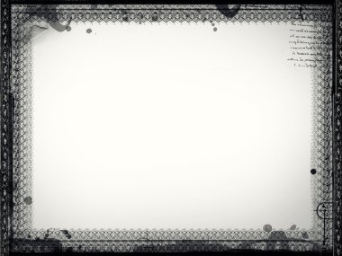 Grunge retro tarzı çerçeve projeleriniz için