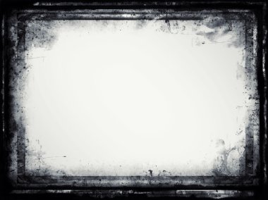 Grunge retro tarzı çerçeve projeleriniz için