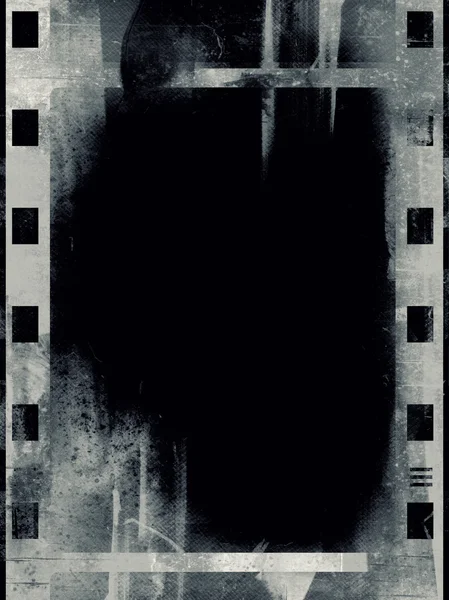 Grunge filmframe met ruimte voor de tekst of afbeelding — Stockfoto