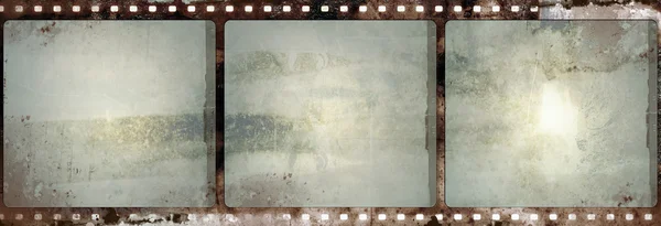 Grunge filmframe met ruimte voor de tekst of afbeelding — Stockfoto