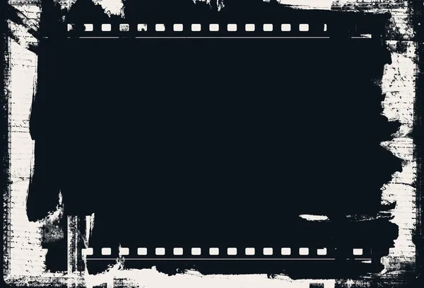 Grunge filmkocka a hely a szöveg vagy kép — Stock Fotó