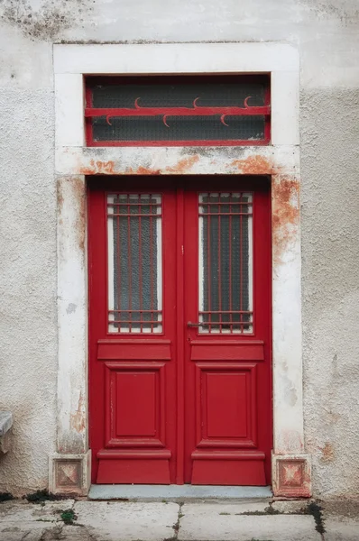 Porte Vintage rosse — Foto Stock