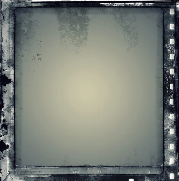 Fotogramma di pellicola grunge con spazio per testo o immagine — 스톡 사진
