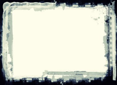 Grunge retro tarzı çerçeve projeleriniz için