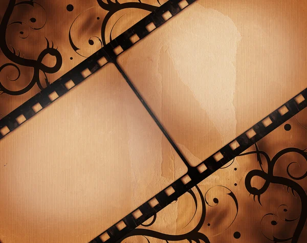Moldura de filme Grunge com espaço para o seu texto ou imagem — Fotografia de Stock