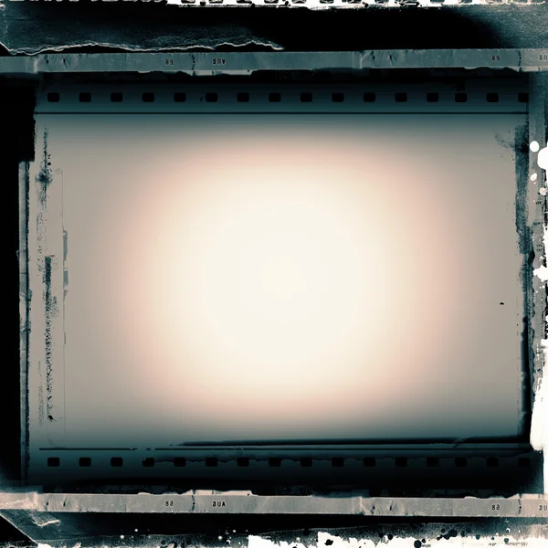 テキストまたはイメージのためのスペースのグランジ フィルム フレーム — ストック写真