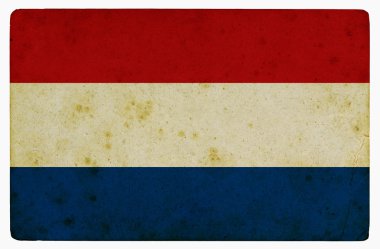 Hollanda bayrağı Grunge