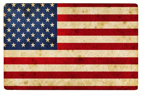 Grunge getextureerde illustratie van usa vlag — Stockfoto
