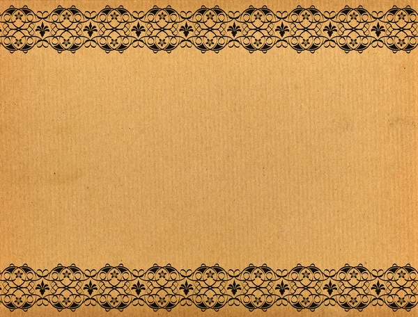 Starožitný papír rám — Stock fotografie