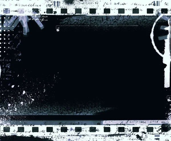 Grunge cadre de film avec espace pour le texte ou l'image — Photo