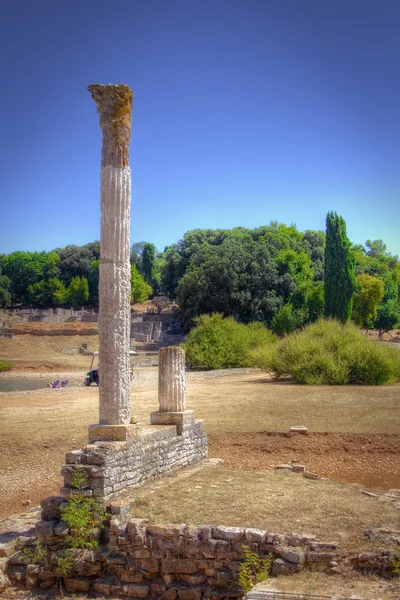 Antika romerska ruiner — Stockfoto