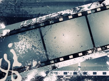 metin veya resim alanı olan Grunge çerçeve