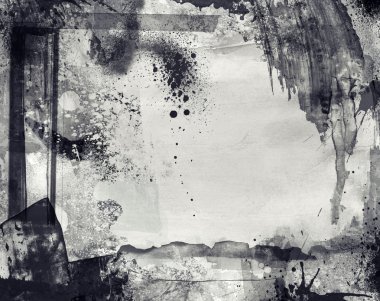 Grunge retro tarzı çerçeve projeleriniz için