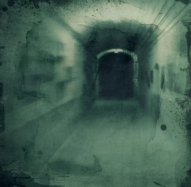 Grunge dokulu arka plan - koridor