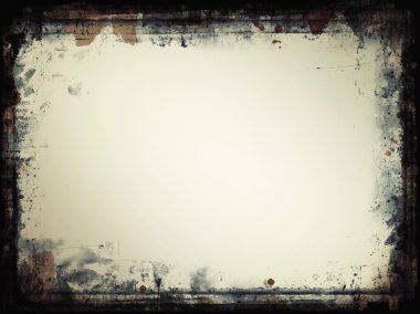 Grunge retro tarzı çerçeve projeleriniz için