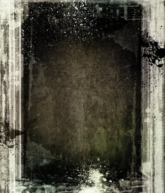 Grunge retro tarzı çerçeve projeleriniz için