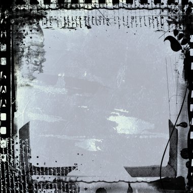 Grunge retro tarzı çerçeve projeleriniz için