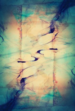 Grunge soyut karışık ortam kolaj, resim arka plan veya doku dokulu