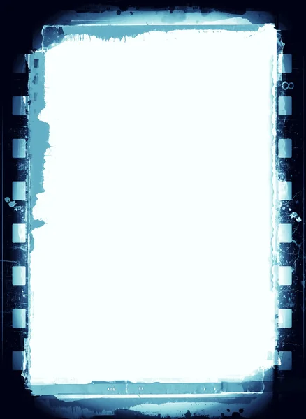 Marco de película grunge con espacio para texto o imagen — Foto de Stock