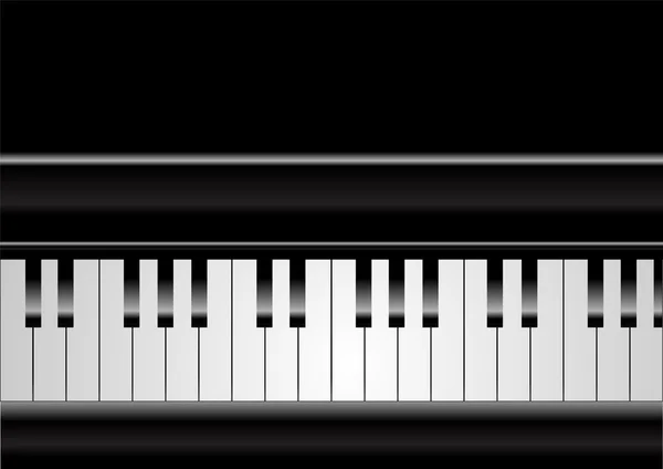 Zongora háttér — Stock Vector