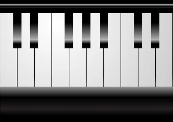 Piano achtergrond — Stockvector