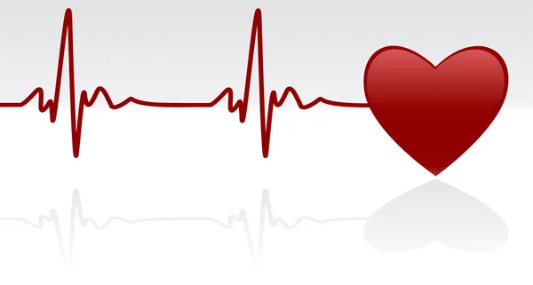 Battements de cœur — Image vectorielle