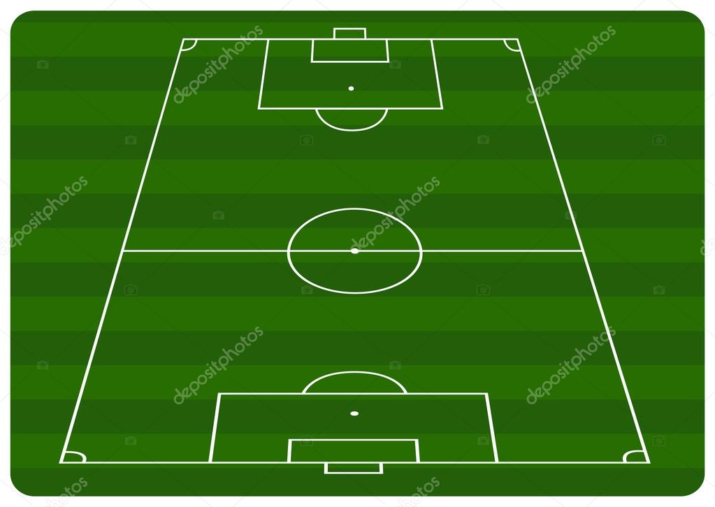 サッカーピッチ ストックベクター C Gpimages