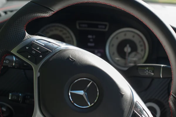 Mercedes benz-class interiér — Stock fotografie