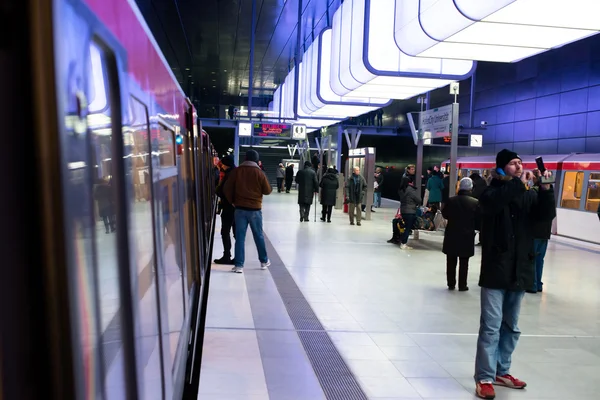 Nuova stazione di Hafencity ad Amburgo — Foto Stock