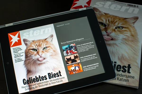 E-Magazine — Stockfoto