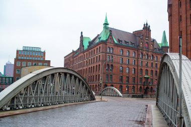 ünlü eski speicherstadt Hamburg