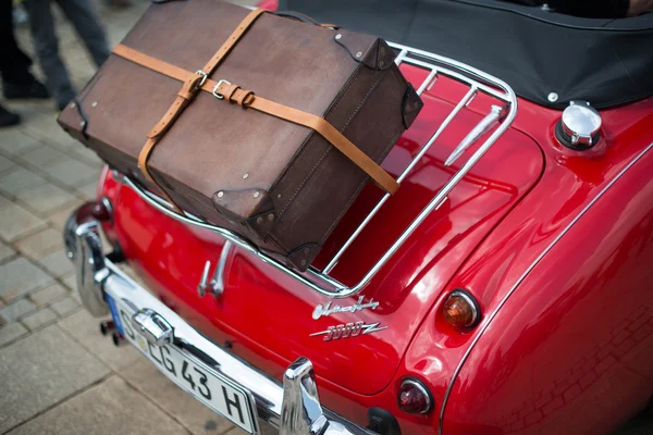 Austin healey 3000 - klasické auto detail — Stock fotografie