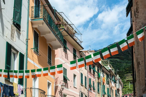 Vernazza，五渔村的街道 — 图库照片