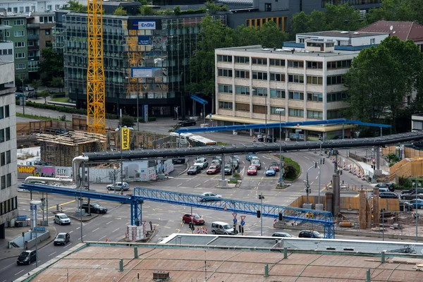 Baustelle Stuttgart 21 — Stockfoto