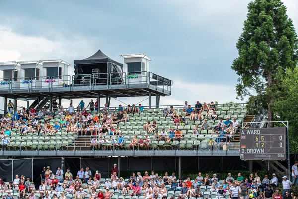 Spectateurs du trophée ATP à Stuttgart, Allemagne — Photo