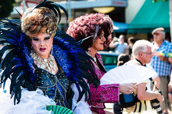 Gorgeous participants of Christopher Street Day — Stock Photo, Image