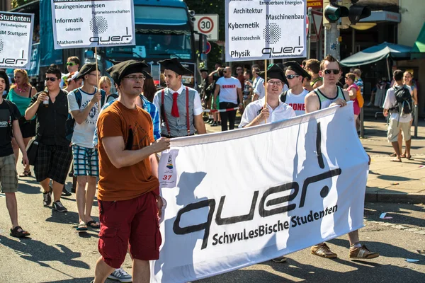 Participantes do Christopher Street Day — Fotografia de Stock