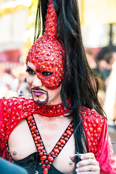 Teilnehmer des christopher street day — Stockfoto