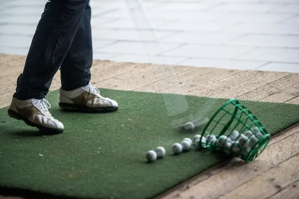 Golfe - área de prática — Fotografia de Stock