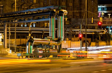 İnşaat alanında bir gece Stuttgart 21