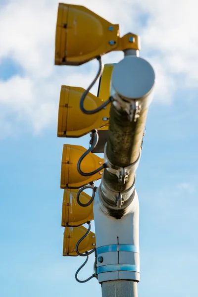 Banan lampor på flygplatsen — Stockfoto