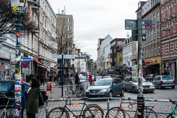 Schanzenviertel στο Αμβούργο, Γερμανία — Φωτογραφία Αρχείου