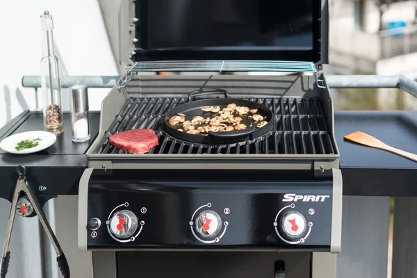 Weber gas grill anda s320 (modell 2014) — Stockfoto