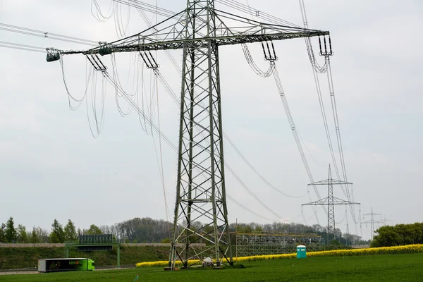 Elektriska byggarbetsplats — Stockfoto