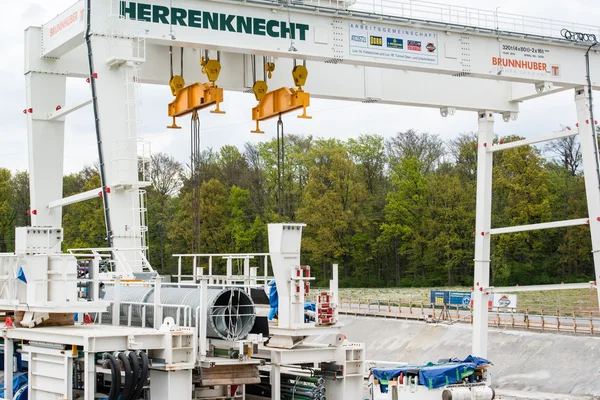 Tunnel borrplatsen — Stockfoto