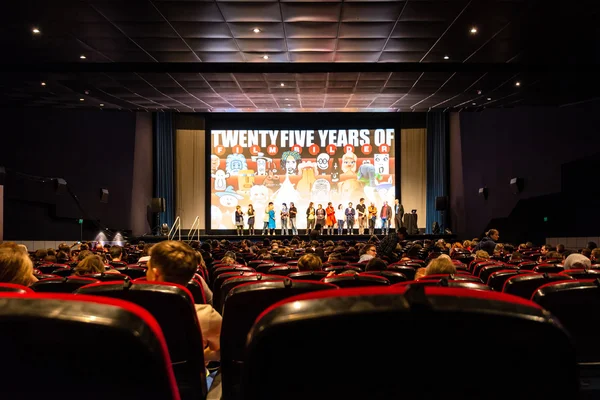 Exklusive Filmvorführung — Stockfoto