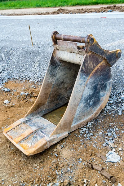 Spare shovel of an excavator — Stock Photo, Image