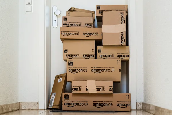 Amazon.com entrega Imagem De Stock