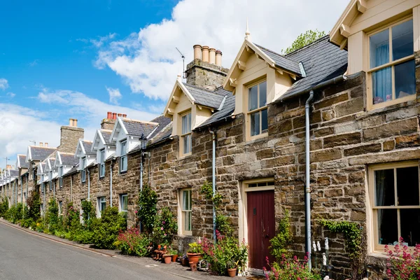 Casas tradicionales de piedra escocesa — Foto de Stock